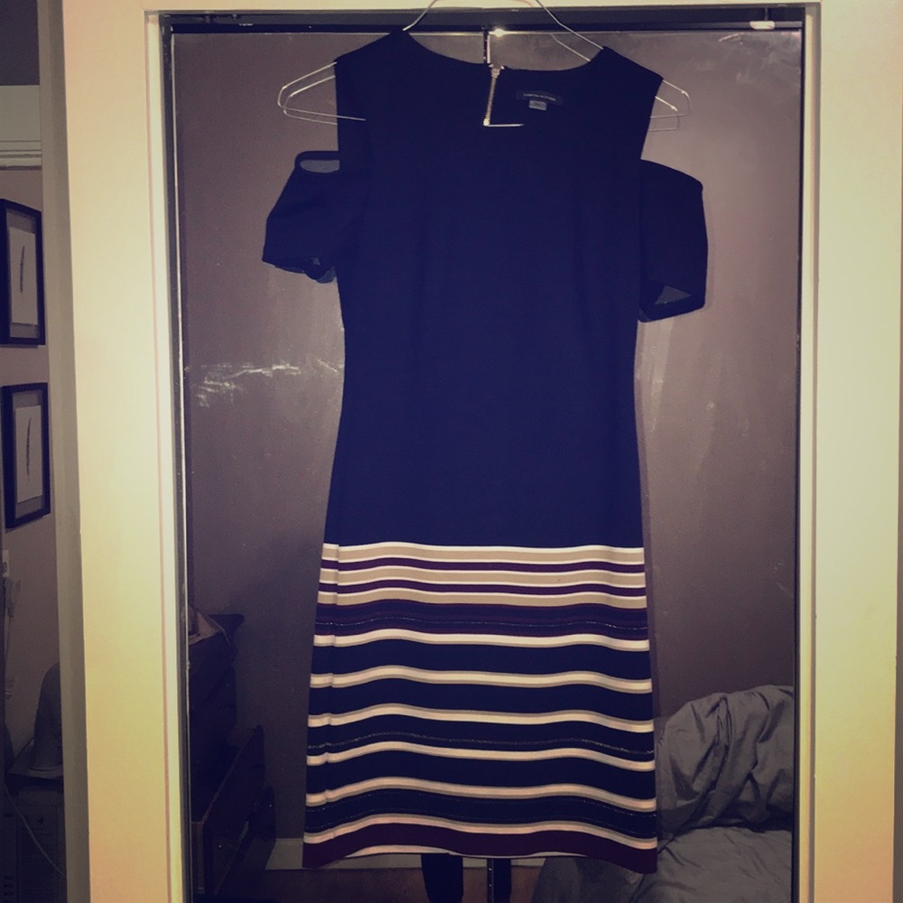 Tommy Hilfiger Shift Dress Navy with stripes